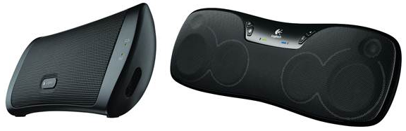 Pildil: Logitech Wireless Speaker for iPad ja Logitech Wireless Boombox (allikas: Logitech)