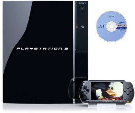 Blu-Ray, PS3, PSP