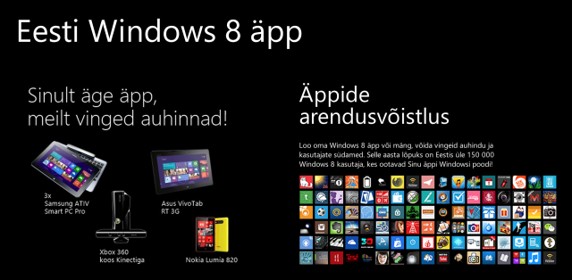 Windows 8 Äppi võistlus