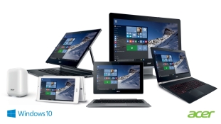 Acer teatab, et kogu 2015. aasta Windowsi-põhine tootevalik on Windows 10 jaoks valmis