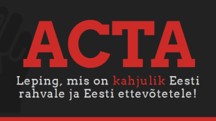 ACTA-vastane protest (Tallinnas, Vabaduse väljakul, 11.02)