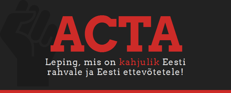 ACTA-vastane protest (Tallinnas, Vabaduse väljakul, 11.02)
