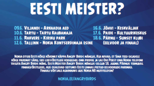 Kes võidab esimese Angry Birds meistritiitli Eestis?