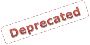 Deprecated funktsionaalsus .NET’is