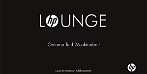 HP Lounge on tulemas