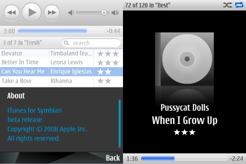 iTunes & Symbian