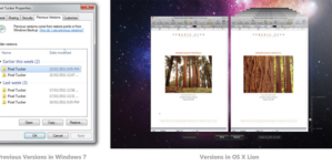 OS X Lion näitab kuidas Shadow Copy oleks tulnud lahendada