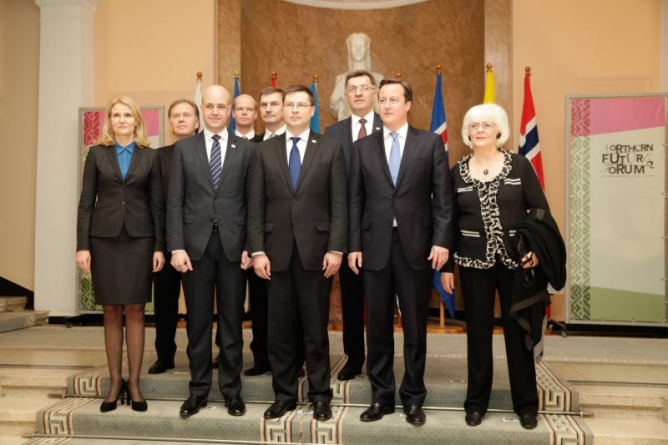 Peaminister Ansip pakkus Põhja- ja Baltimaade ning Briti peaministrile Eesti X-teed