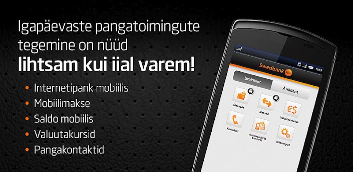 Swedbanki uuenenud mobiilipank – kiirem sisselogimine ja sularahaautomaatide otsing Google StreetView abil